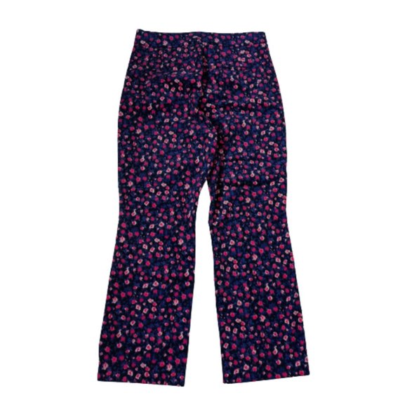 J. Crew Kickout Dotted Floral Corduroy Pants 8 - Picture 7 of 9